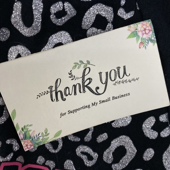 Jumping Beans girls sparkle cheetah print DANCE sweater size 5 - Picture 7 of 7